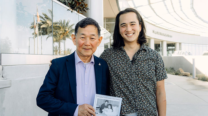 Donovan Chu and his father, Al Chu